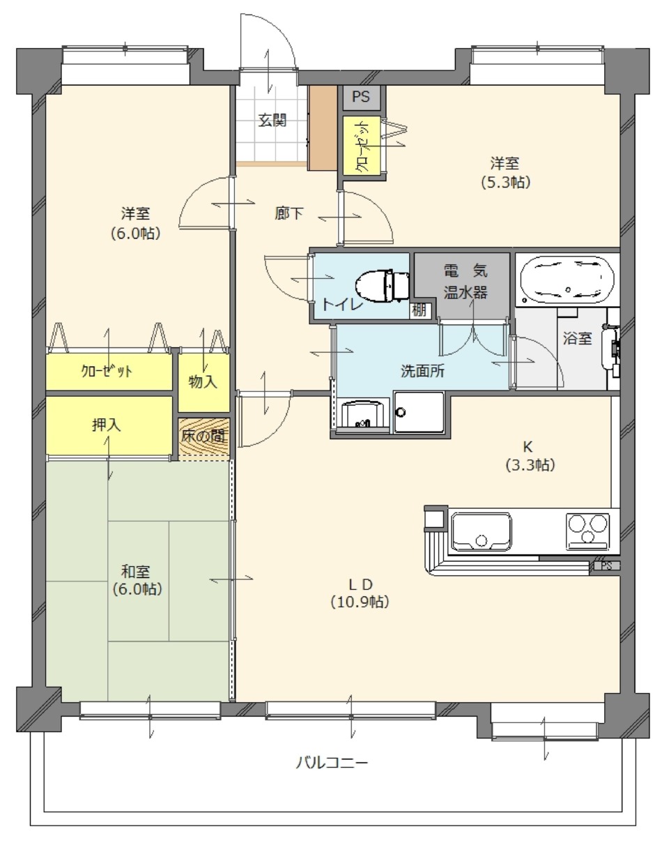 【おすすめ】【中古マンション】呉市阿賀北9丁目